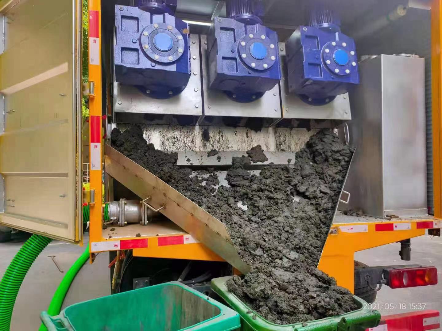 陈巴尔虎化粪池清掏城市维护站-泥浆净化干湿分离处理